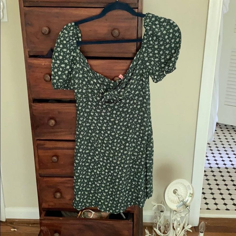Blue life mini dress